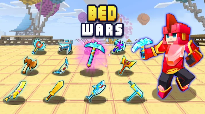 Bed Wars MOD APK 1.9.29.1 (Unlimited Money/Gcubes and key)